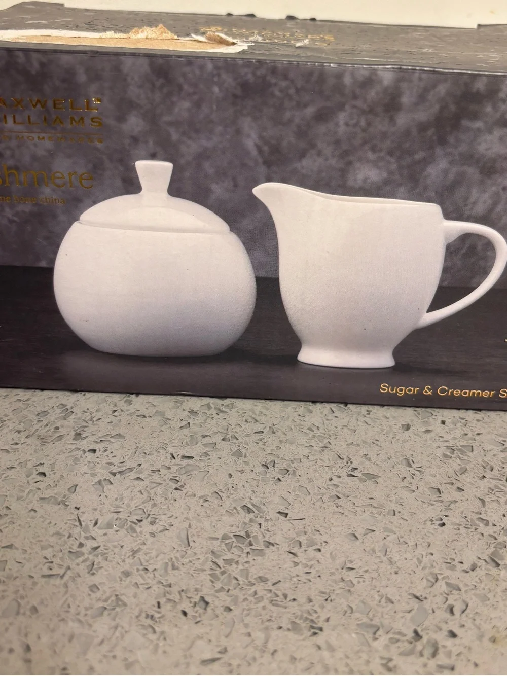 Maxwell & Williams Cashmere Fine Bone China  Milk and Sugar Bowl Set